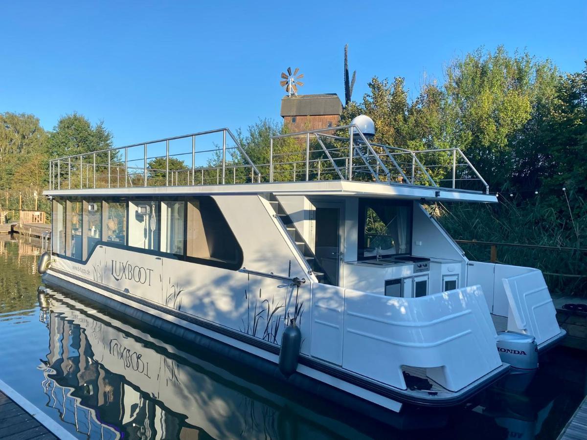 Lieblingsplatz Parey - Schwimmendes Hausboot Hotel Екстериор снимка